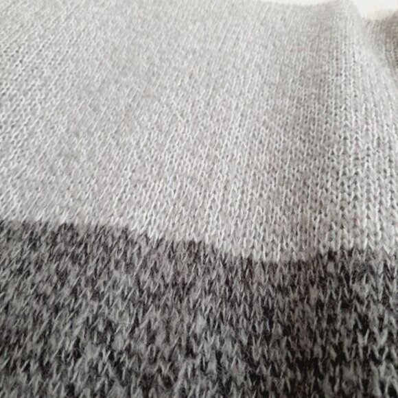 RD STYLE Long Cardigan Sweater Open Front Wide Stripe Sz M - Picture 8 of 10